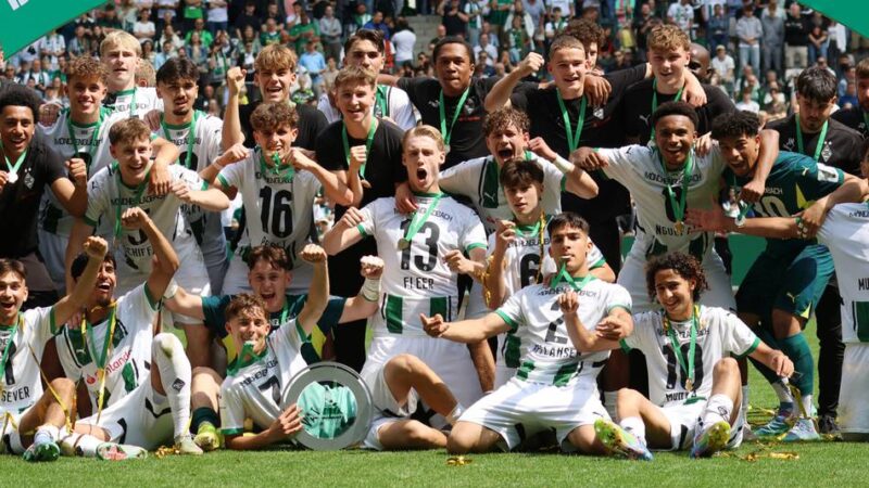 Nach Mohyas Bundesliga-Debüt: So haben sich Gladbachs U17-Meister seit Sommer entwickelt