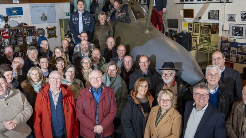 Von der Volksbank: Unterstützung für RAF-Museum in Weeze