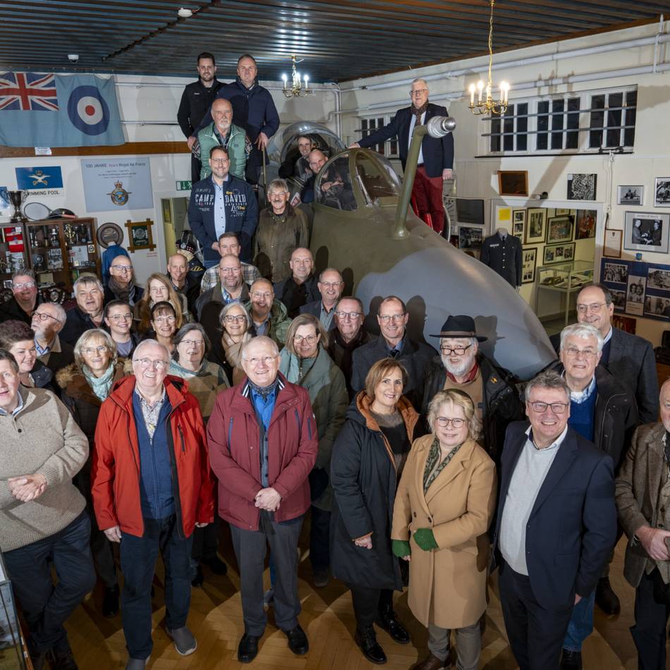 Von der Volksbank: Unterstützung für RAF-Museum in Weeze