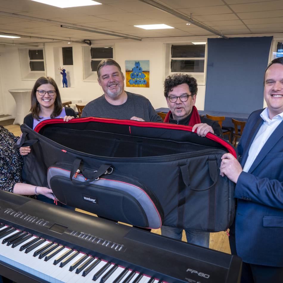 Mehr Klang mit neuer Ausstattung: Neues Equipment für den Gospelchor Voices