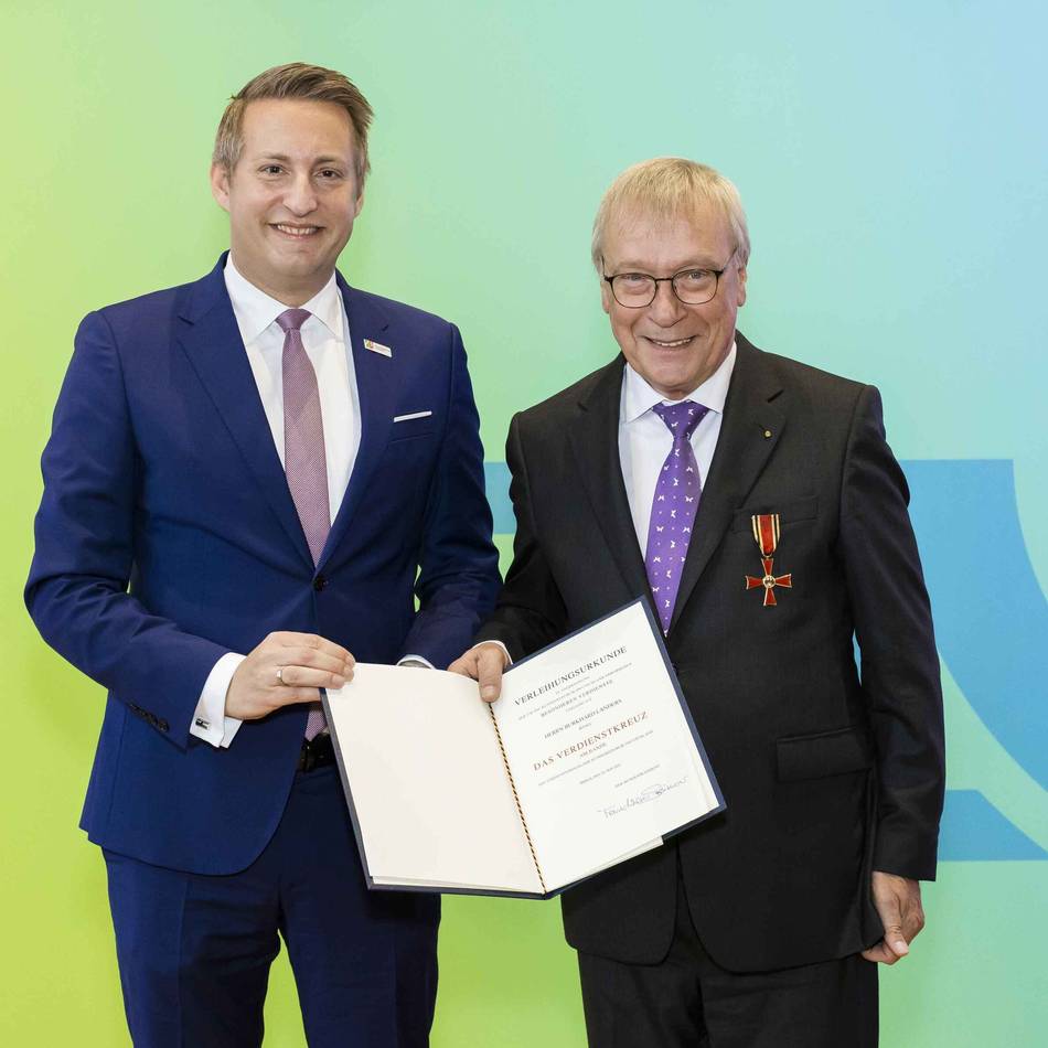 Bundesverdienstkreuz für Burkhard Landers: „Ein wirklich feiner Mensch, dem es immer um die Sache ging“