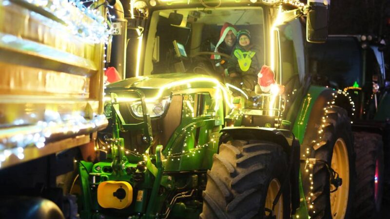 Lichterfahrt für guten Zweck: Schweres Gerät, feine Botschaft