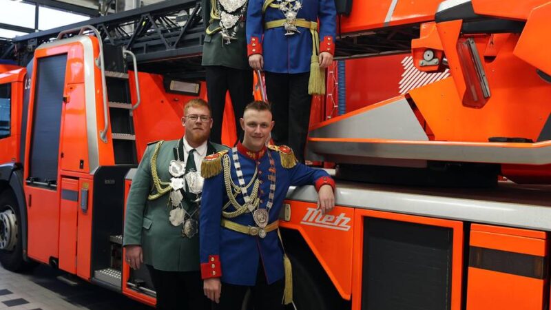 2026 soll ihr Jahr werden: Quartett der Könige und Kameraden aus Korschenbroich