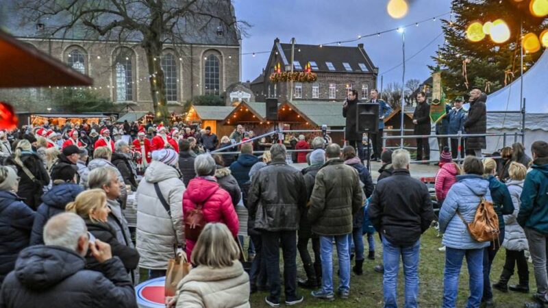 Adventsmarkt Kloster Kamp: Abteiplatz wird zum Weihnachtsdorf