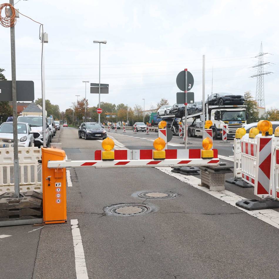 Baustelle in Leverkusen: An der Hardenbergstraße gibt es nur eine Atempause