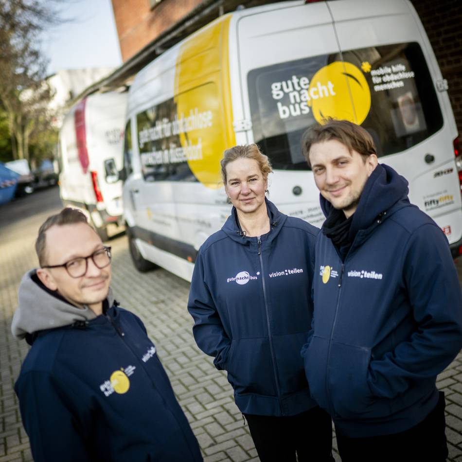 Hilfe für obachlose Menschen: Der Gutenachtbus kommt jetzt aus Wersten