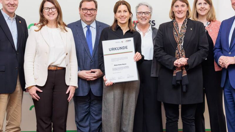 Rhein-Kreis bleibt AGFS-Mitglied: Lob für Fußgänger und Fahrradfreundlichkeit