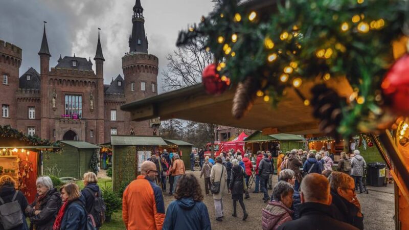 Kunsthandwerk und Schlossromantik: So schön ist der Weihnachtsmarkt in Moyland