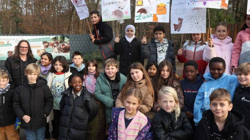 Gemeinschaftsgrundschule Opladen: Leverkusener Schüler sammeln für Tiere des Wildparks Reuschenberg