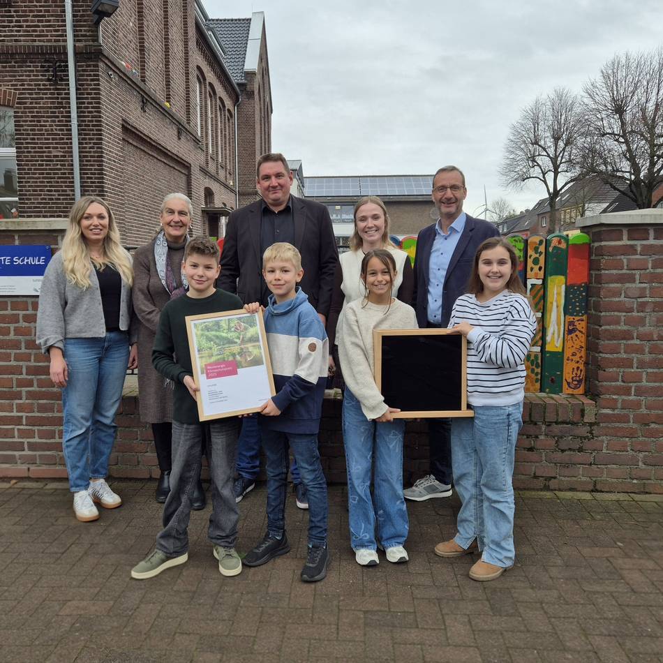 Preisgeld in Höhe von 500 Euro: Marienschule in Nieukerk gewinnt den Klimaschutzpreis von Westenergie