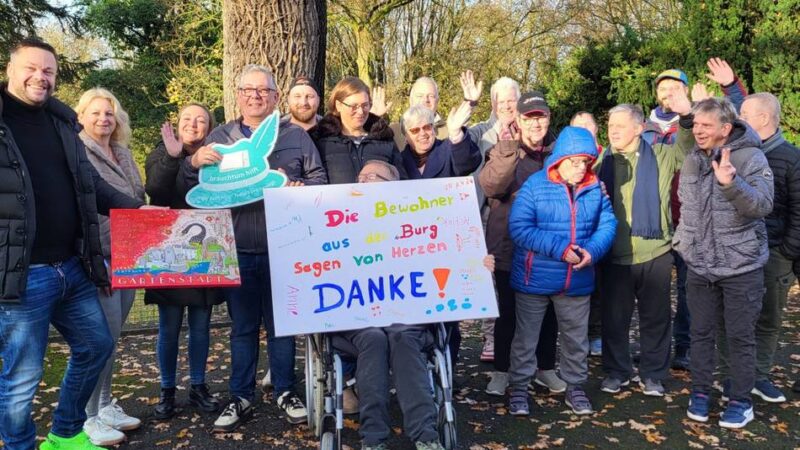 Helfende Brauchtumsfreunde: Schützen spenden 3500 Euro an die „Burg“ in Wevelinghoven