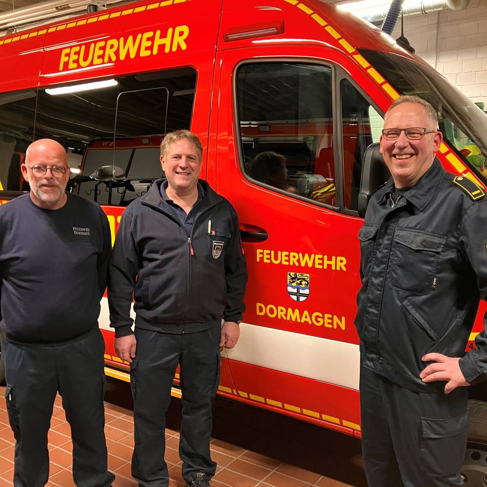 Dormagen bekommt neue Feuerwehrspitze: Diese drei Männer könnten in Zukunft über die Sicherheit entscheiden