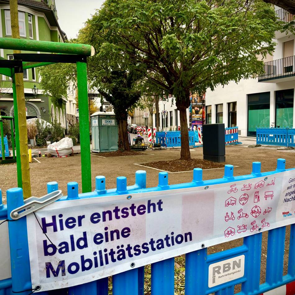 Mobilität in Düsseldorf : Zwei neue Mobilitätsstationen für Pempelfort