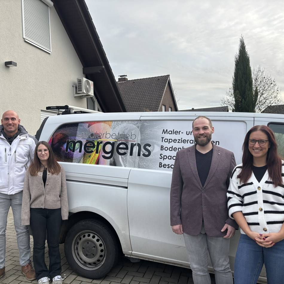 Malerin aus Kleve: Azubi Lina Hemkens erkämpft sich ihren Platz im Handwerk – trotz Handicap