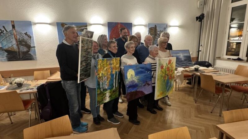 Beliebte Aktion in Schlebusch: Kunst-Schaufenster und ein Abschied