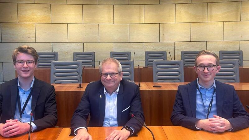 Lukas Fragemann: Erkelenzer vertritt Abgeordneten beim Jugendlandtag