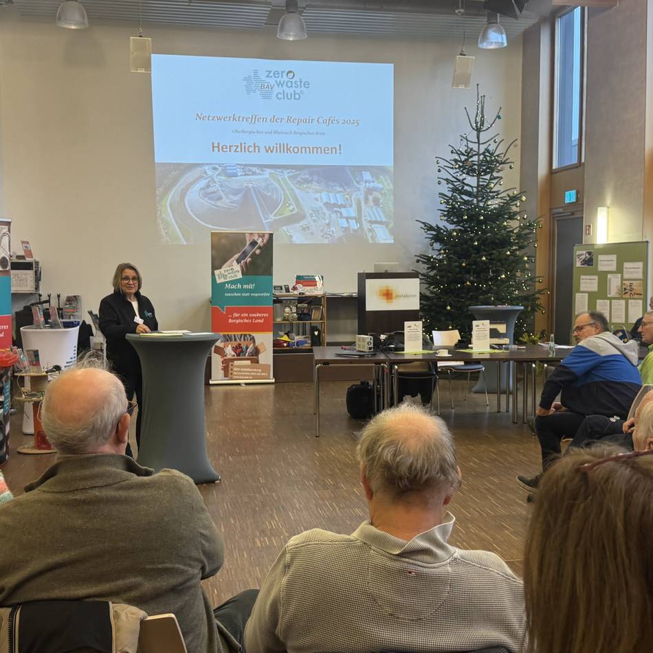 Bergischer Abfallwirtschaftsverband: Netzwerktreffen der Repair-Cafés aus der Region