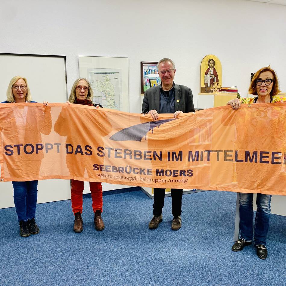 Seebrücke Moers: „Es geht darum, Menschen aus Lebensgefahr zu retten“