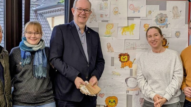 Lions-Club beschert in Hilden: Ein Löwen-Herz für Kinder