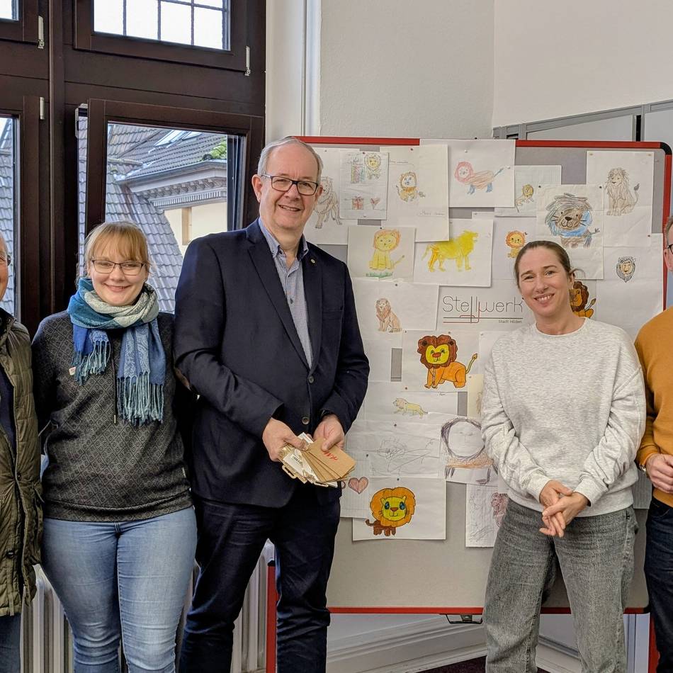 Lions-Club beschert in Hilden: Ein Löwen-Herz für Kinder