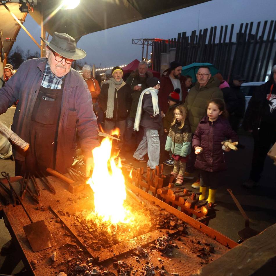 Nordischer Weihnachtsmarkt in Leverkusen: Im Neulandpark herrscht Gemütlichkeit