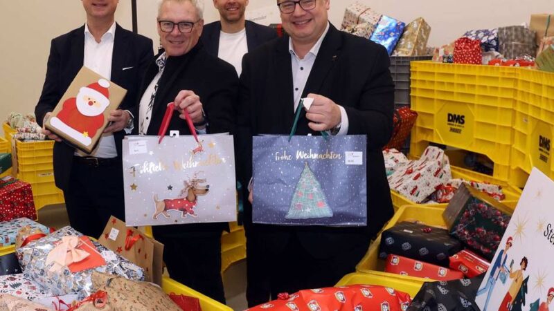 Sterntaler-Aktion in Leverkusen: 815 Pakete sorgen zum Fest für strahlende Augen