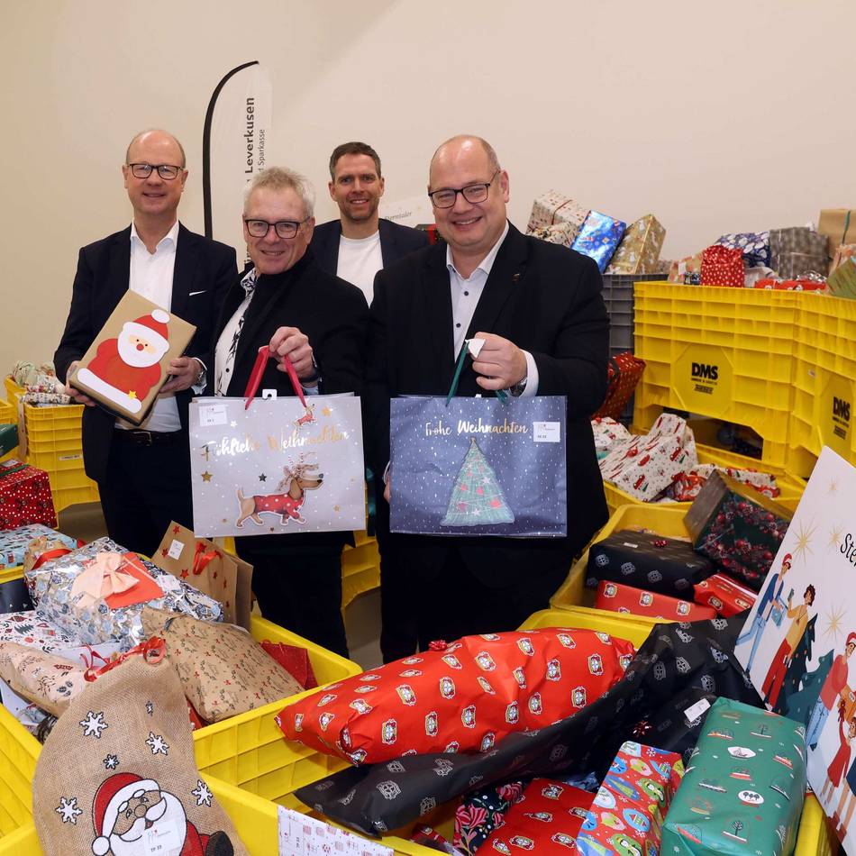 Sterntaler-Aktion in Leverkusen: 815 Pakete sorgen zum Fest für strahlende Augen