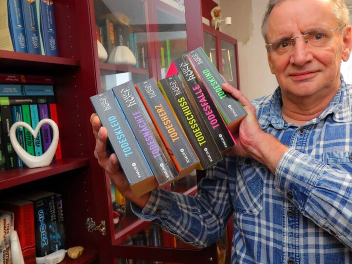 Er bietet dafür Kriminalromane an: Rheinberger sammelt Sachspenden für Obdachlose