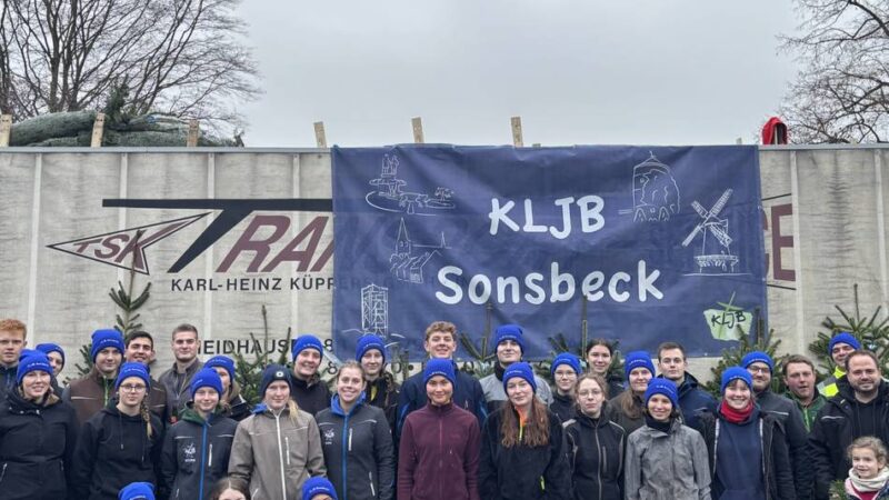 Erlös geht in verschiedene Aktionen: Kauf von Tannenbäumen unterstützt Arbeit der Sonsbecker Landjugend