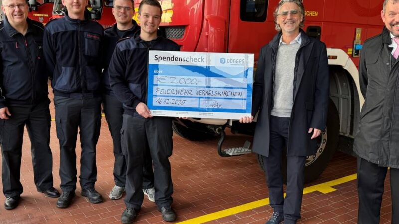 Familienunternehmen aus Wermelskirchen: Hilfe statt Präsente – Dönges unterstützt lokale Projekte