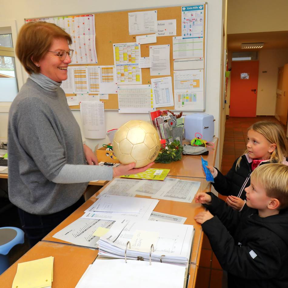 Sekretärin der Hagelkreuzschule Lüttingen: Abschied vom Herzstück der Schule