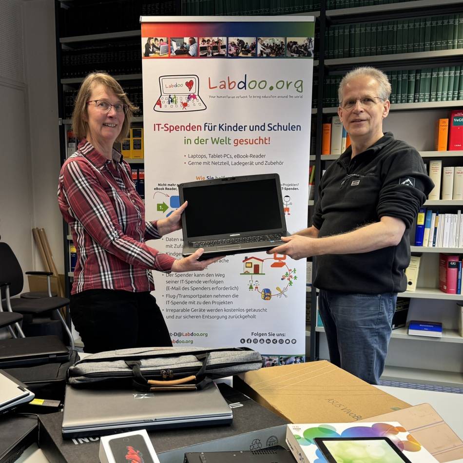 Aktion im Kreis Mettmann: Bürger spenden 43 gebrauchte Computer für gemeinnütziges Projekt