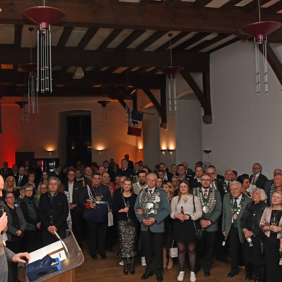 Veranstaltung der Stadt Grevenbroich: Neujahrsempfang 2026 wieder im Schloss-Rittersaal