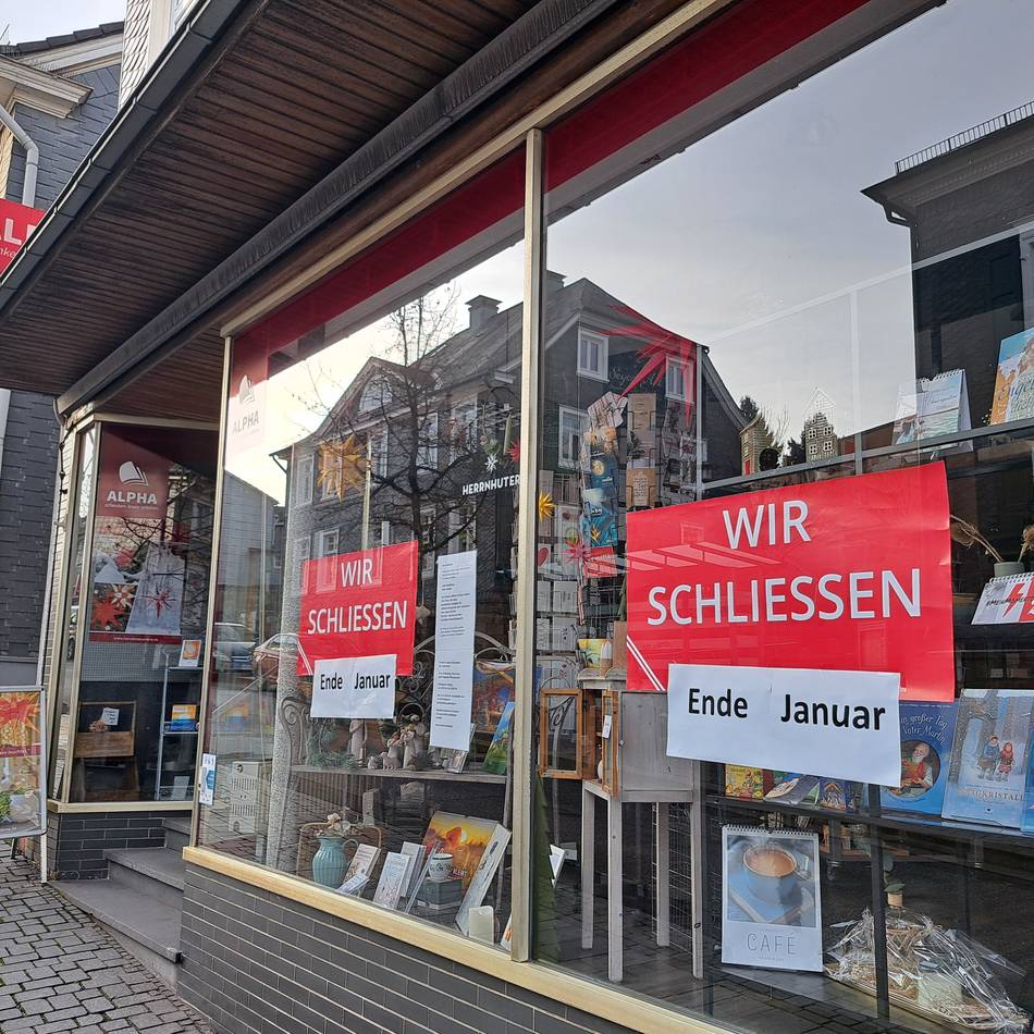 Geschäftsleben in Wermelskirchen: Kölner Straße verliert Alpha-Buchhandlung