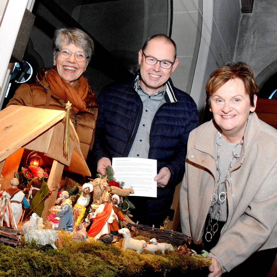 Krippenausstellung feiert Premiere in Neuss: Maria und Josef zu Besuch in Hoisten