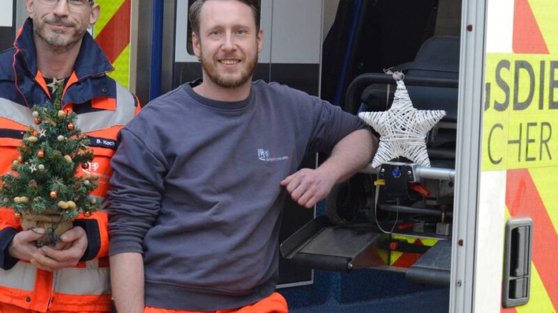 Rettungsdienst in Hückeswagen an Weihnachten: Als der Gänsebraten auf der Wache verbrannte
