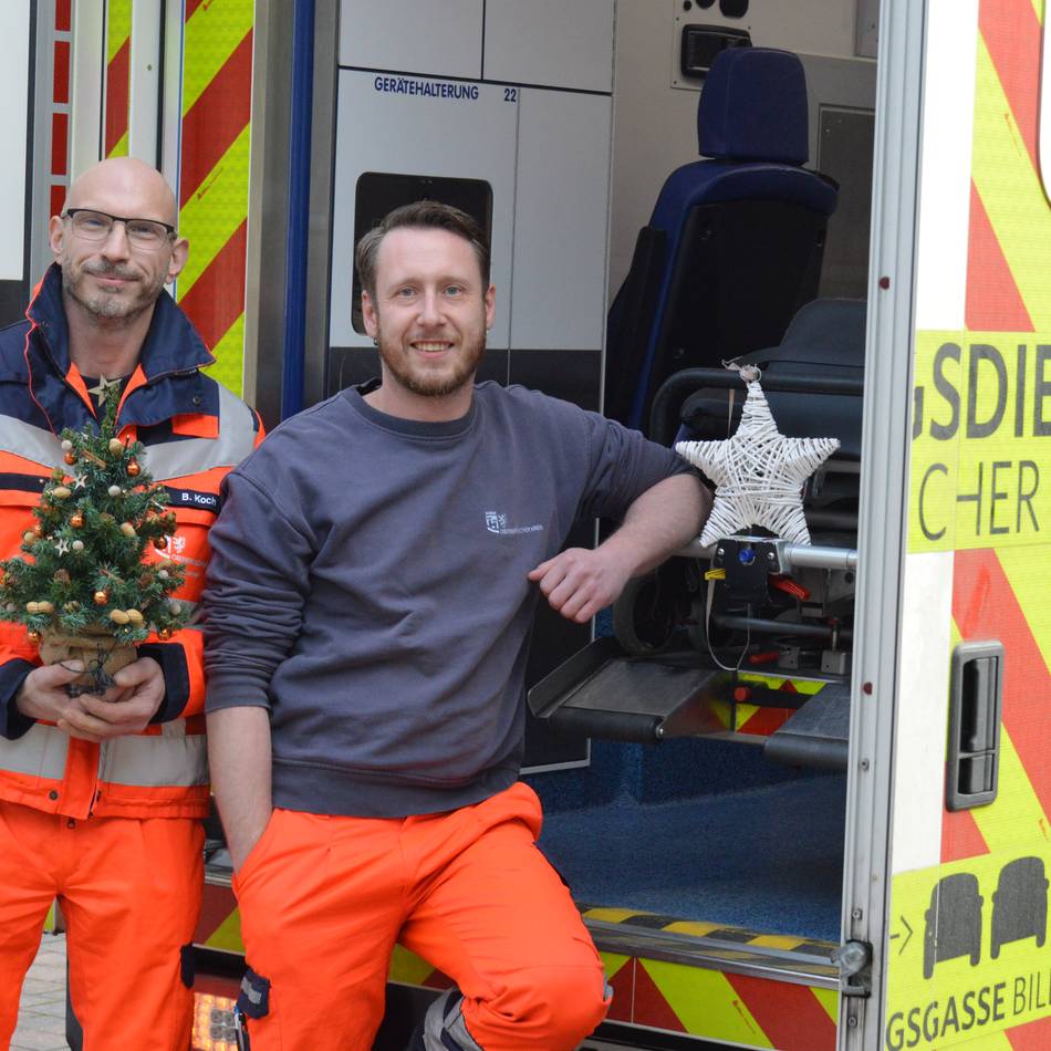 Rettungsdienst in Hückeswagen an Weihnachten: Als der Gänsebraten auf der Wache verbrannte