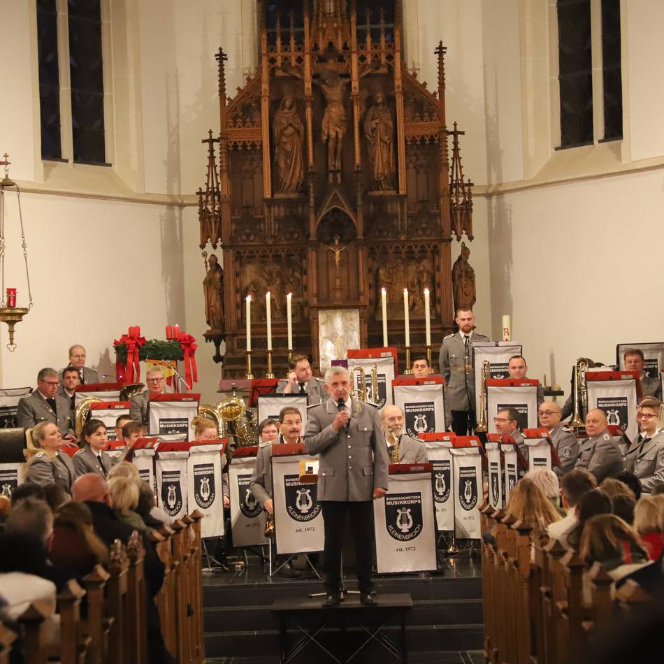 Adventskonzert vom Bundesschützen-Musikkorps Kleinenbroich: „Die Mischung aus Tradition und neuen Ideen begeistert mich“