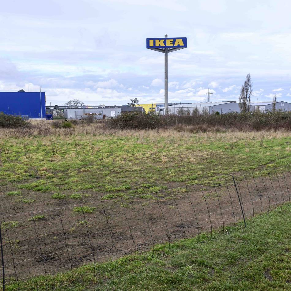 Auf der Fläche neben Ikea: Idee für Gewerbepark in Kaarst überzeugt die Politik