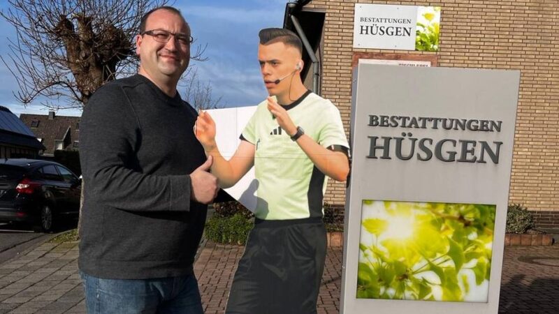 Bestattungshaus organisiert Charity-Turnier: Schiri-Influencer „Qualle XD“ pfeift in Dormagen