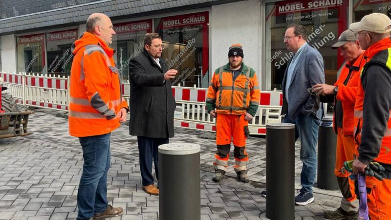 Stadtverwaltung in Radevormwald: Baustelle in der Innenstadt wird freigegeben