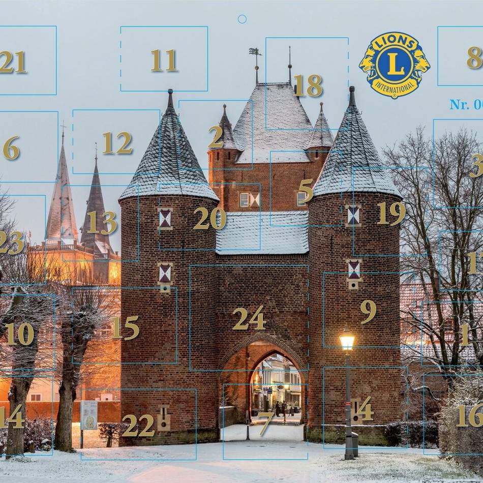 Xantener Lions-Adventskalender: Diese Zahlen gewinnen am 1. Dezember