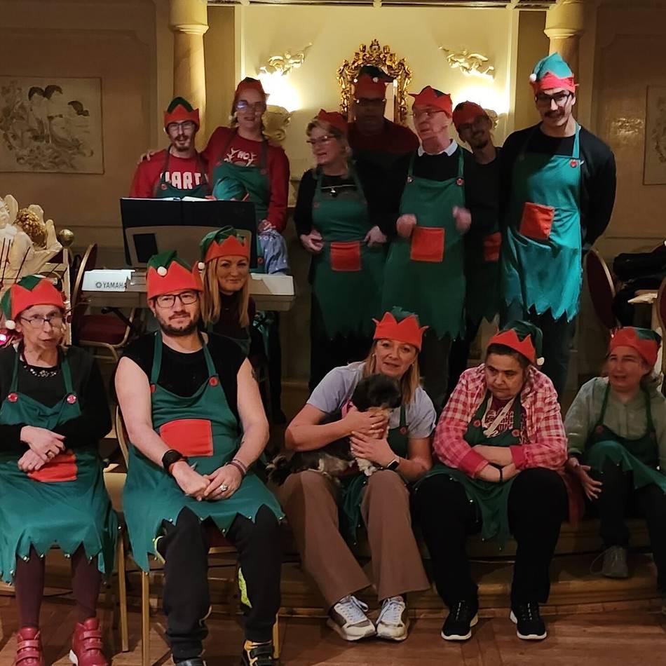 LVR-Verbund WohnenPlusLeben : Besondere Weihnachtsfeier in der Tanzschule in Kevelaer