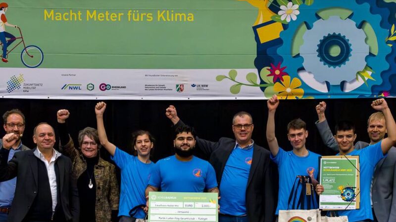 Martin-Luther-King-Gesamtschule : Gewinner beim „Schulradeln NRW“