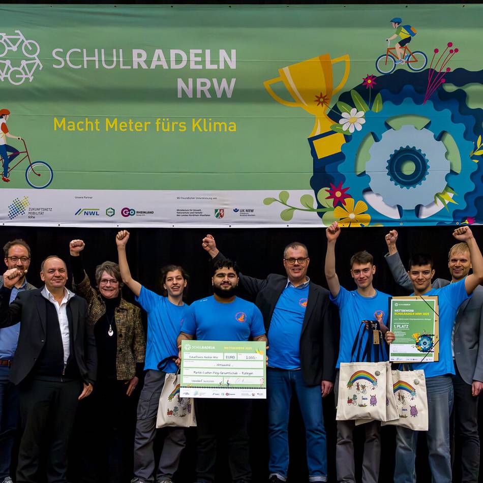 Martin-Luther-King-Gesamtschule : Gewinner beim „Schulradeln NRW“
