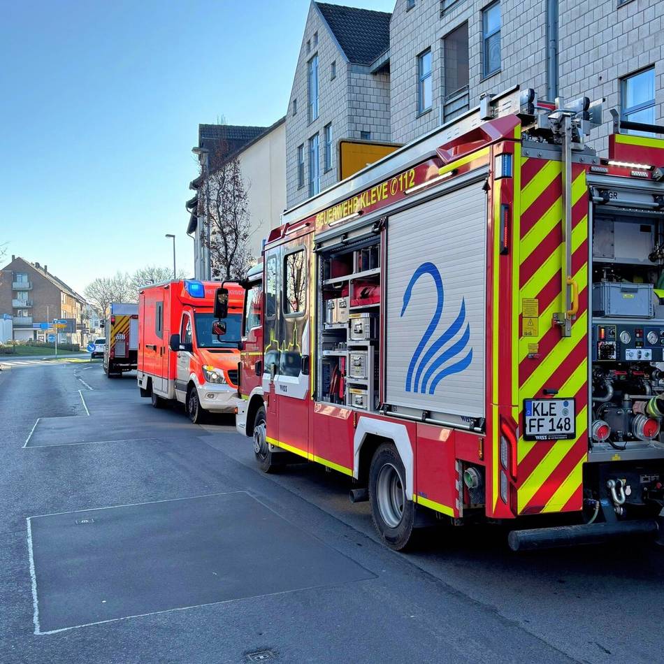 Am Brücktor in Kleve: Person im Aufzug eingeschlossen – Feuerwehr rückt aus
