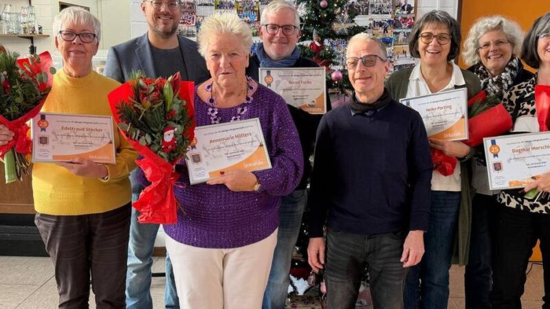 Vereine in Dormagen: TuS Hackenbroich ehrt seine Jubilare