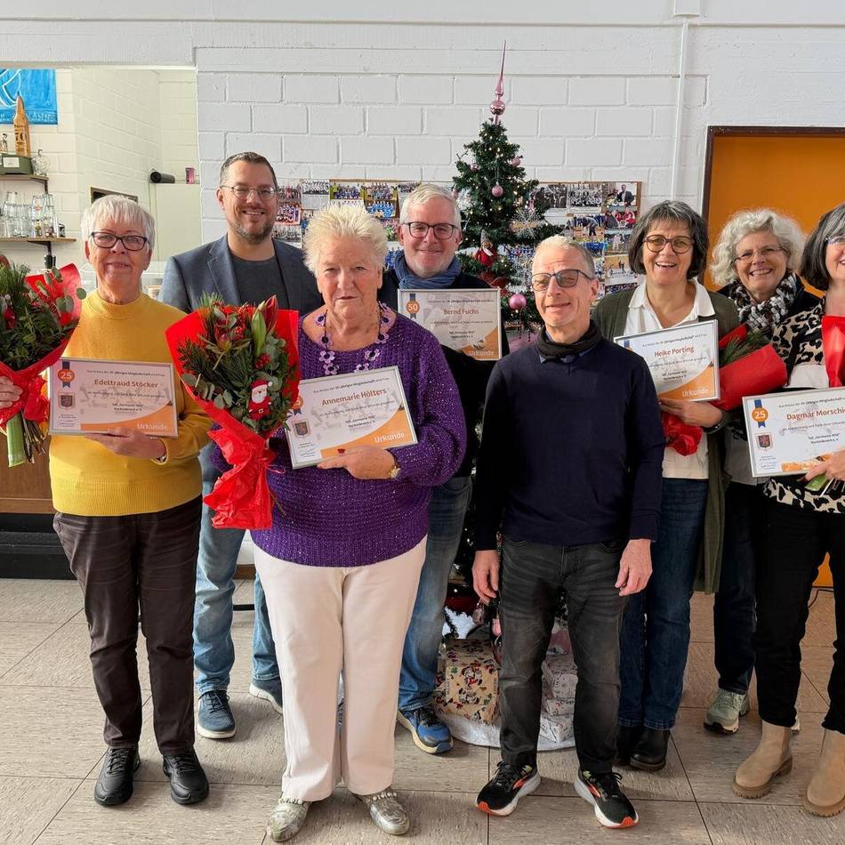 Vereine in Dormagen: TuS Hackenbroich ehrt seine Jubilare
