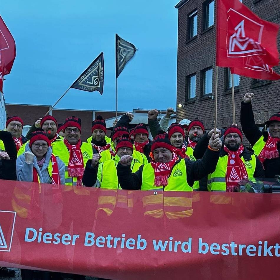 Mitarbeiter fordern Tarifverträge: Warnstreik in Willicher Unternehmen