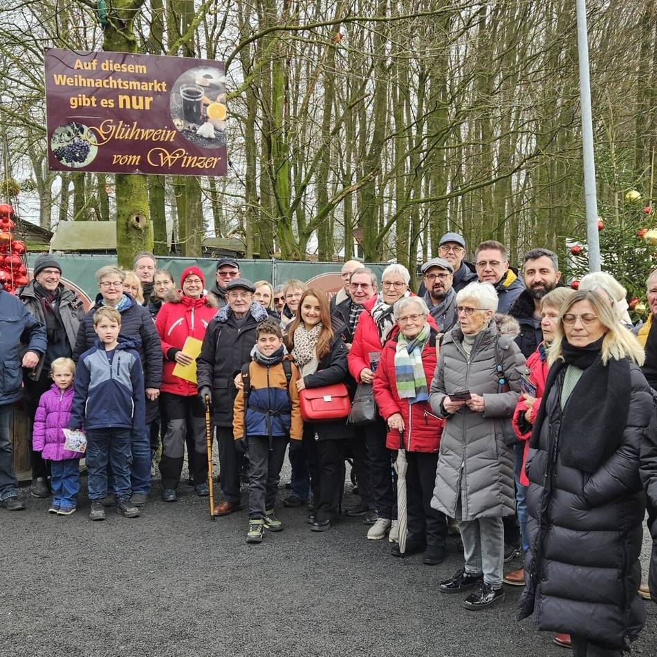 Ausflug zur Adventszeit: Kolpingsfamilie Geldern besucht Waldweihnachtsmarkt in Velen